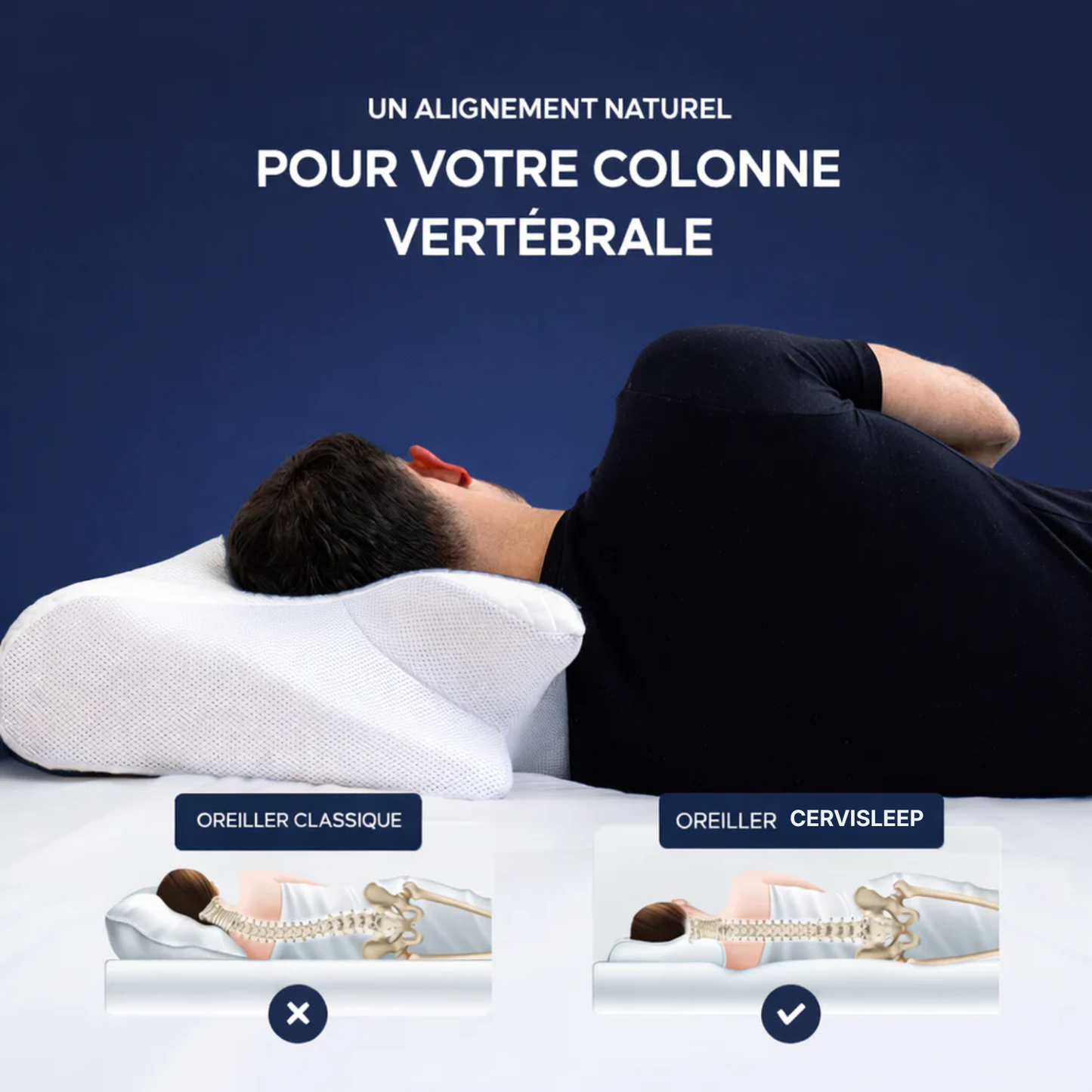 Réveillez-vous sans douleur avec CerviSleep™