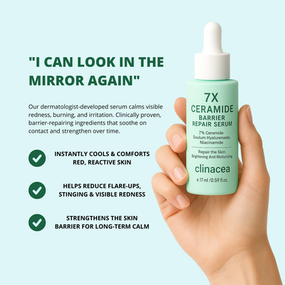 Support rosacea at the root with Clinacea Serum