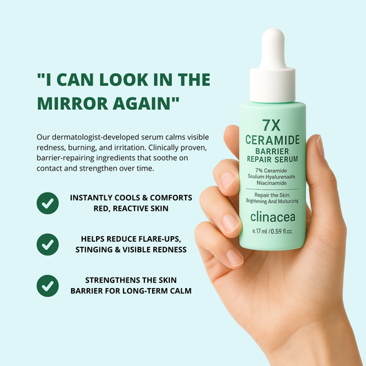 Support rosacea at the root with Clinacea Serum